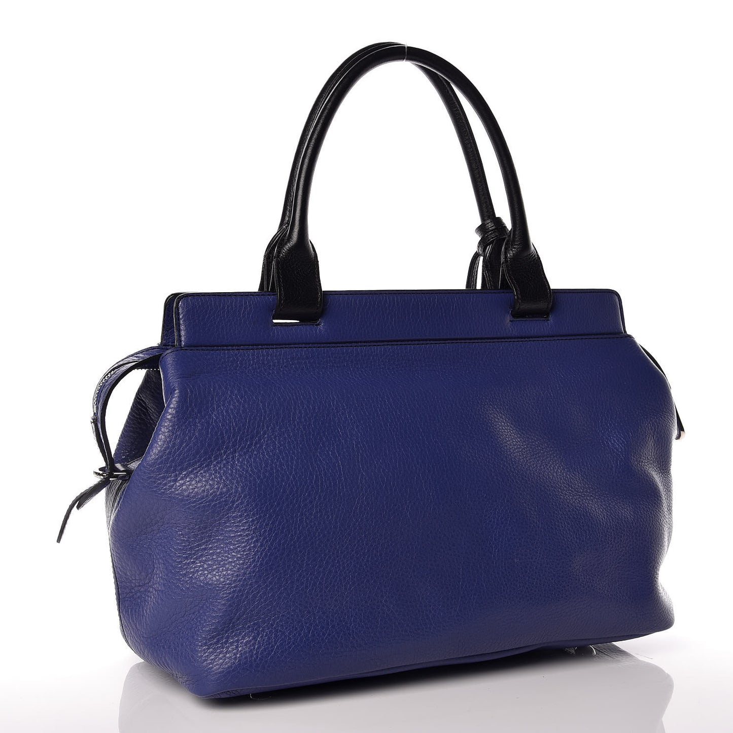 Grained Calfskin Zip Tote