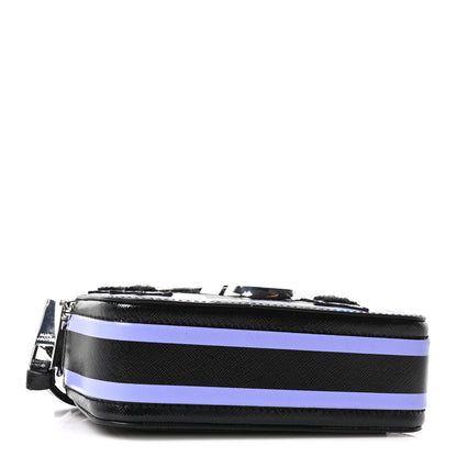 Marc Jacobs X Anna Sui Saffiano Small Snapshot Camera Bag  Black Multicolor 3 of 9