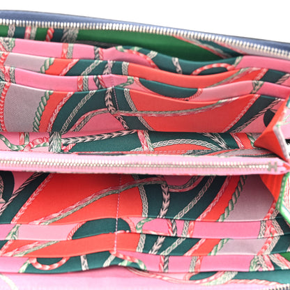 Hermes Epsom Silk'In Wallet Bleu Saphir 5 of 8