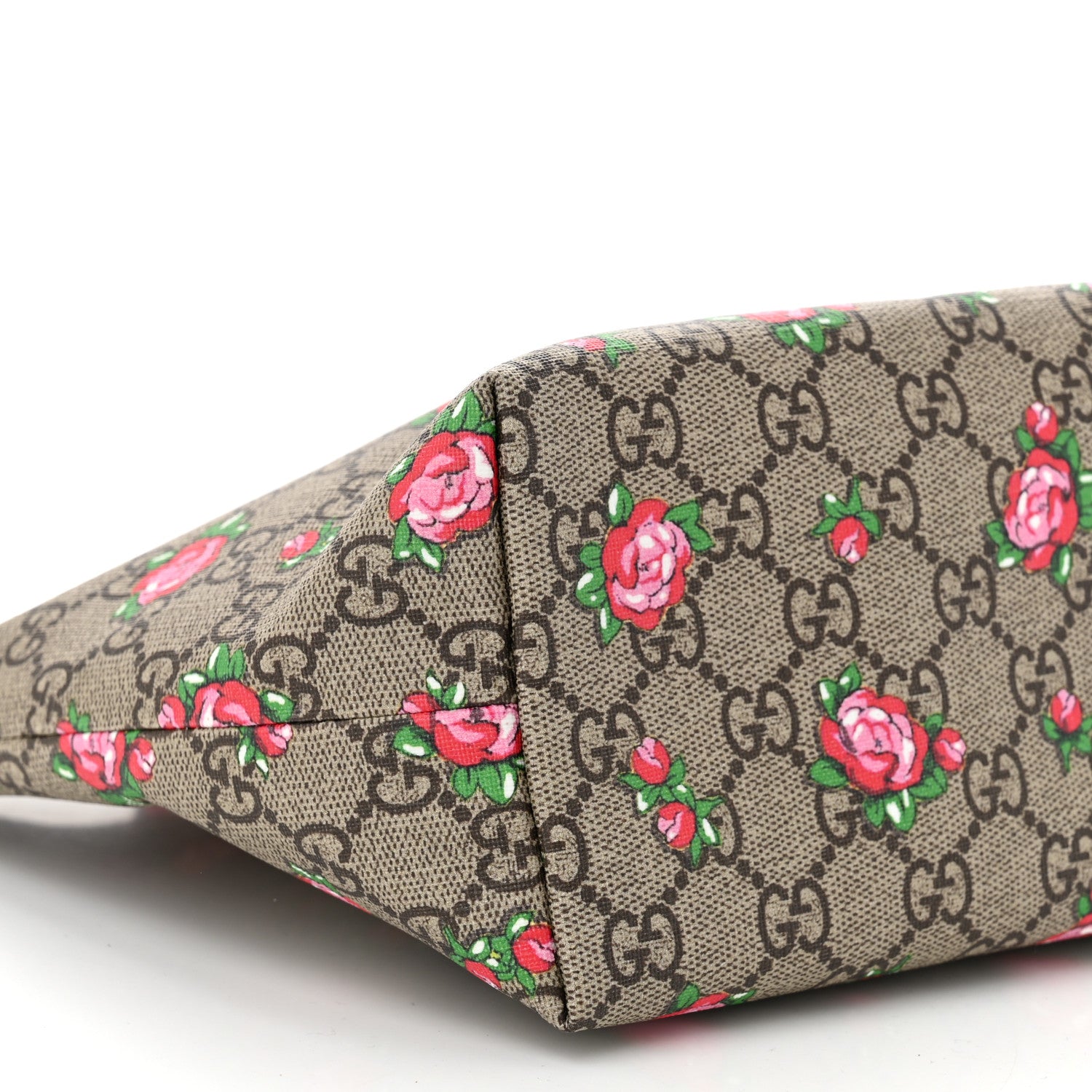 Gucci GG Supreme Monogram Kids Rosebud Tote Pink 9 of 10