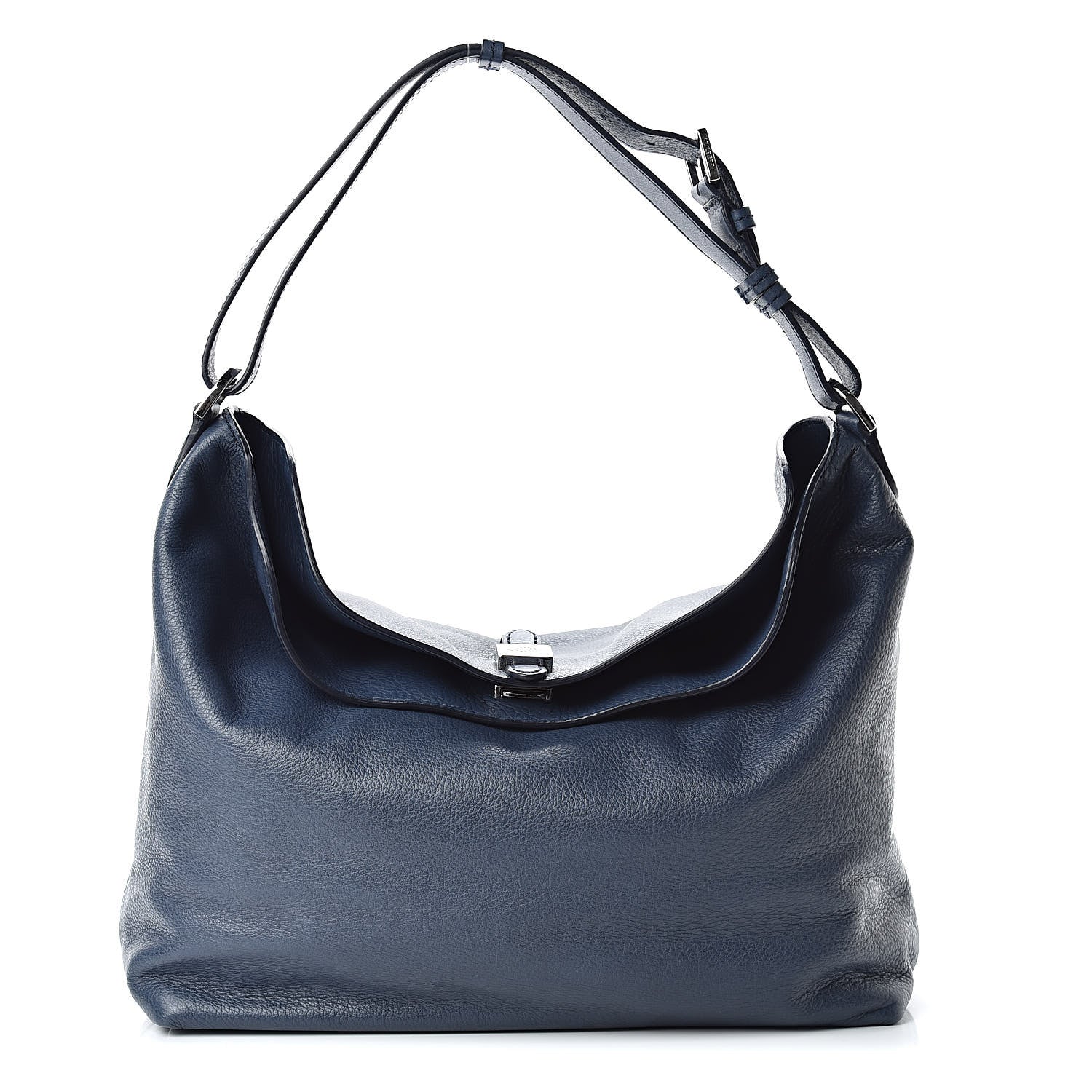 Mulberry Soft Small Grain Calfskin Tessie Hobo Blue 1 of 11