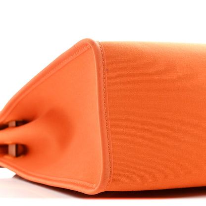 Hermes Vache Hunter Toile Herbag Zip 31 PM Orange 10 of 12