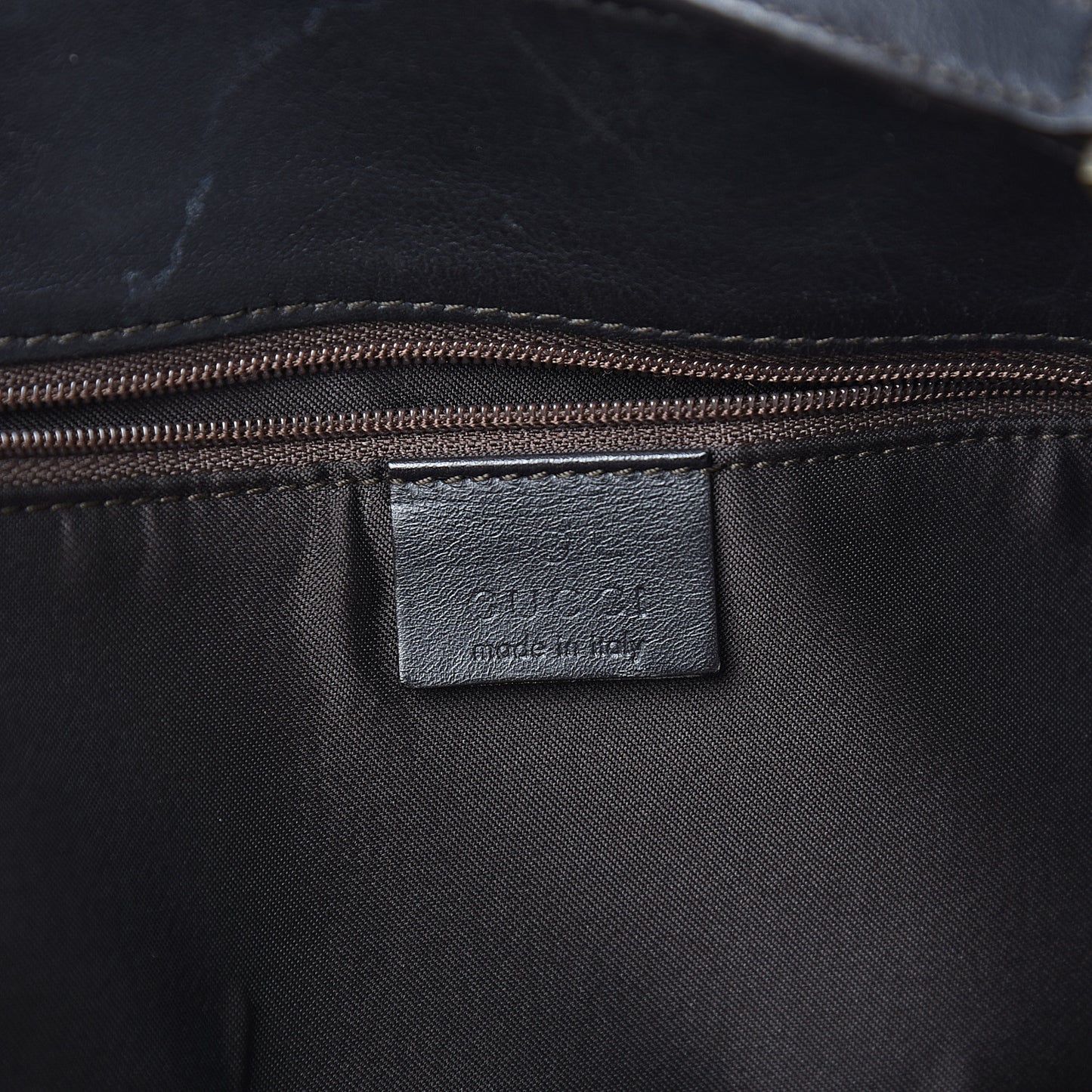 Monogram Large Bucket Tote Dark Brown