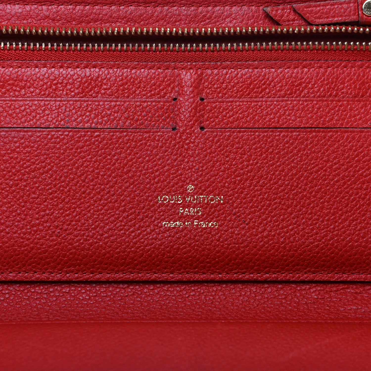 Louis Vuitton Empreinte Zippy Organizer Wallet Cherry 6 of 11