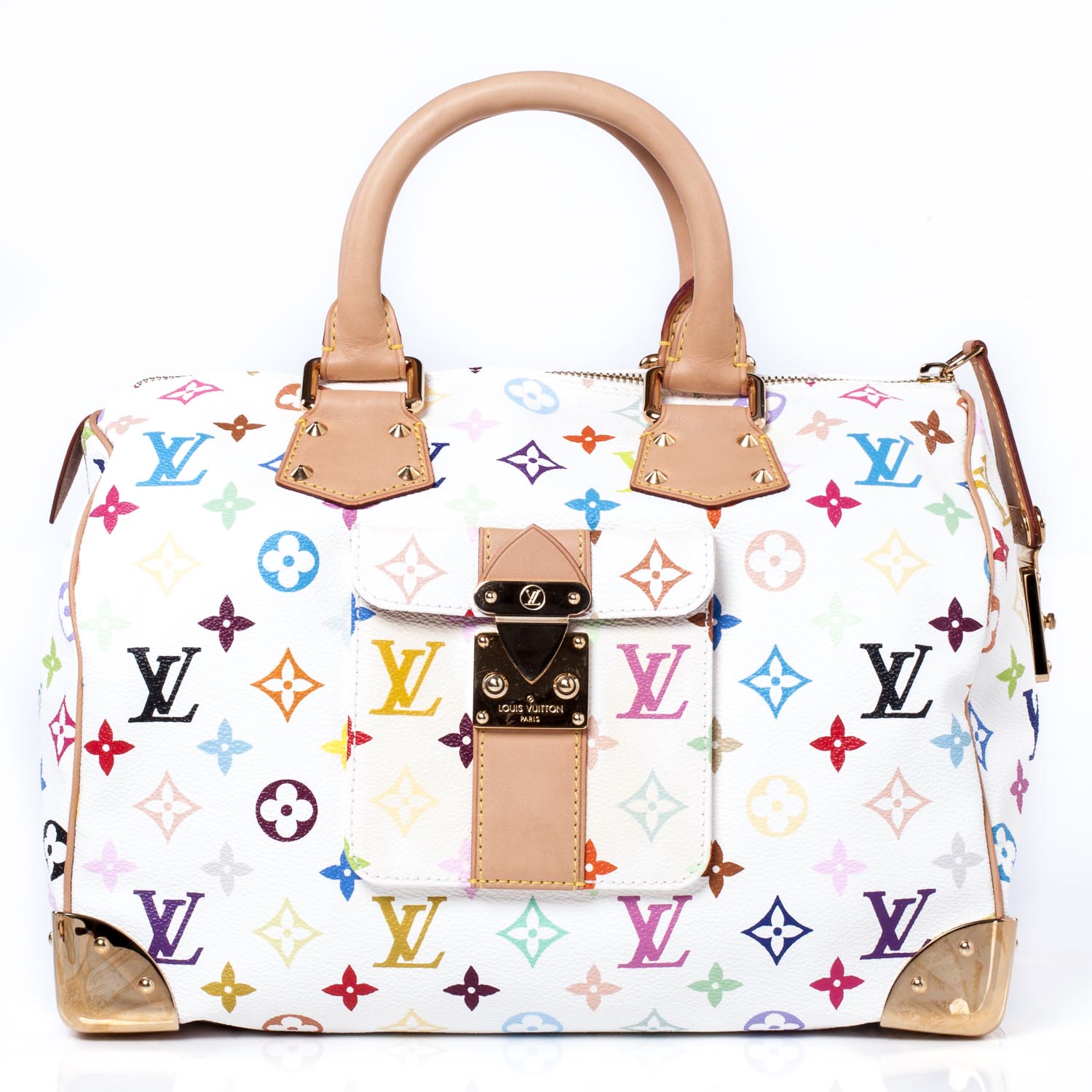 Louis Vuitton Monogram Multicolor Speedy 30 White 1 of 9