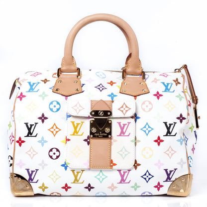 Louis Vuitton Monogram Multicolor Speedy 30 White 1 of 9