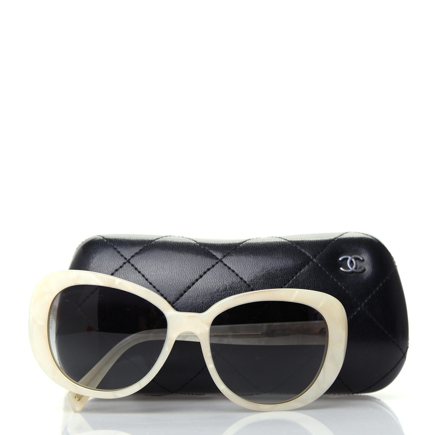 Chanel Crystal CC Sunglasses 5151-B White 7 of 7