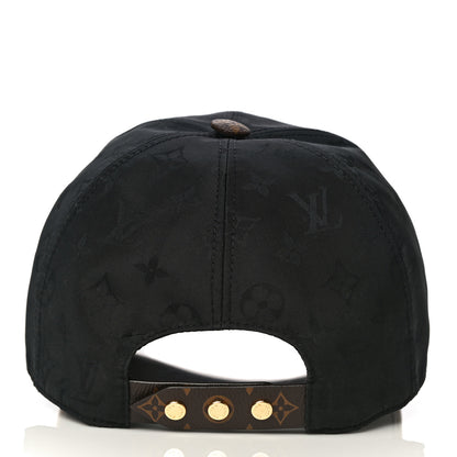 Louis Vuitton Polyester Silk Monogram LV Get Ready Cap L Black 5 of 9