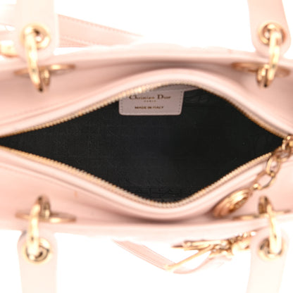 Christian Dior Lambskin Cannage Medium Lady Dior Light Pink 5 of 15