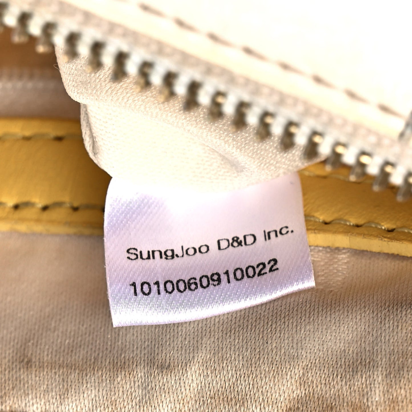 Visetos Essential Barrel Bag White Yellow