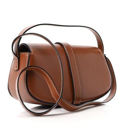 Celine Smooth Calfskin Tabou Clutch On Strap Tan 4 of 19