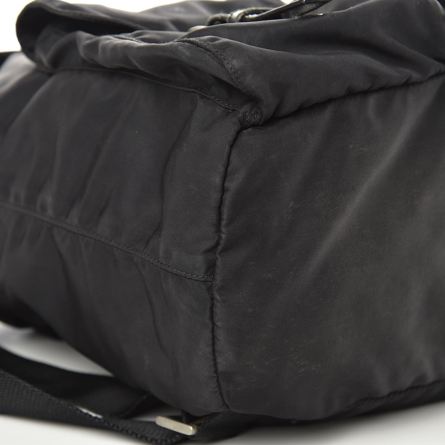 Prada Nylon Vela Medium Backpack Black 10 of 15