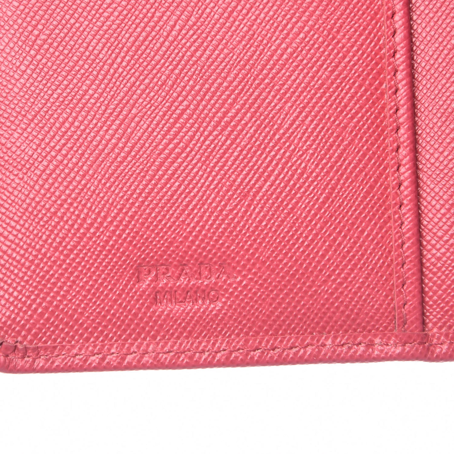 Saffiano Metal Compact Wallet Peonia