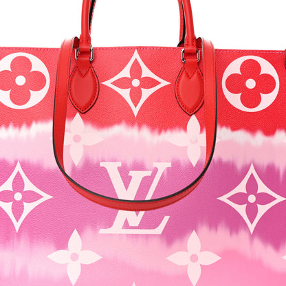 Louis Vuitton Monogram Escale Onthego GM Rouge 7 of 9