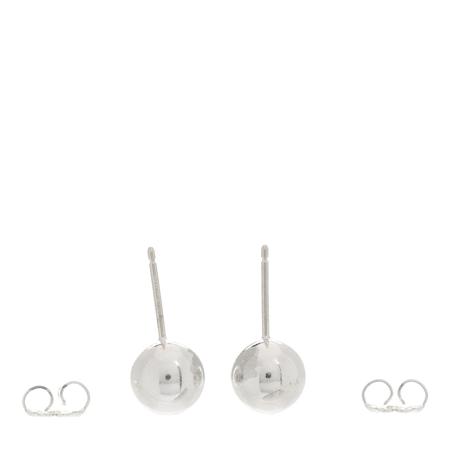 Sterling Silver 8mm HardWear Ball Earrings