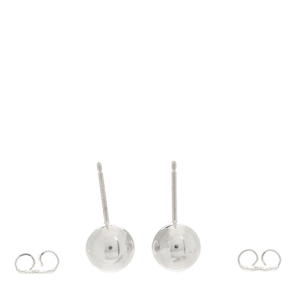 Tiffany Sterling Silver 8mm HardWear Ball Earrings 3 of 4