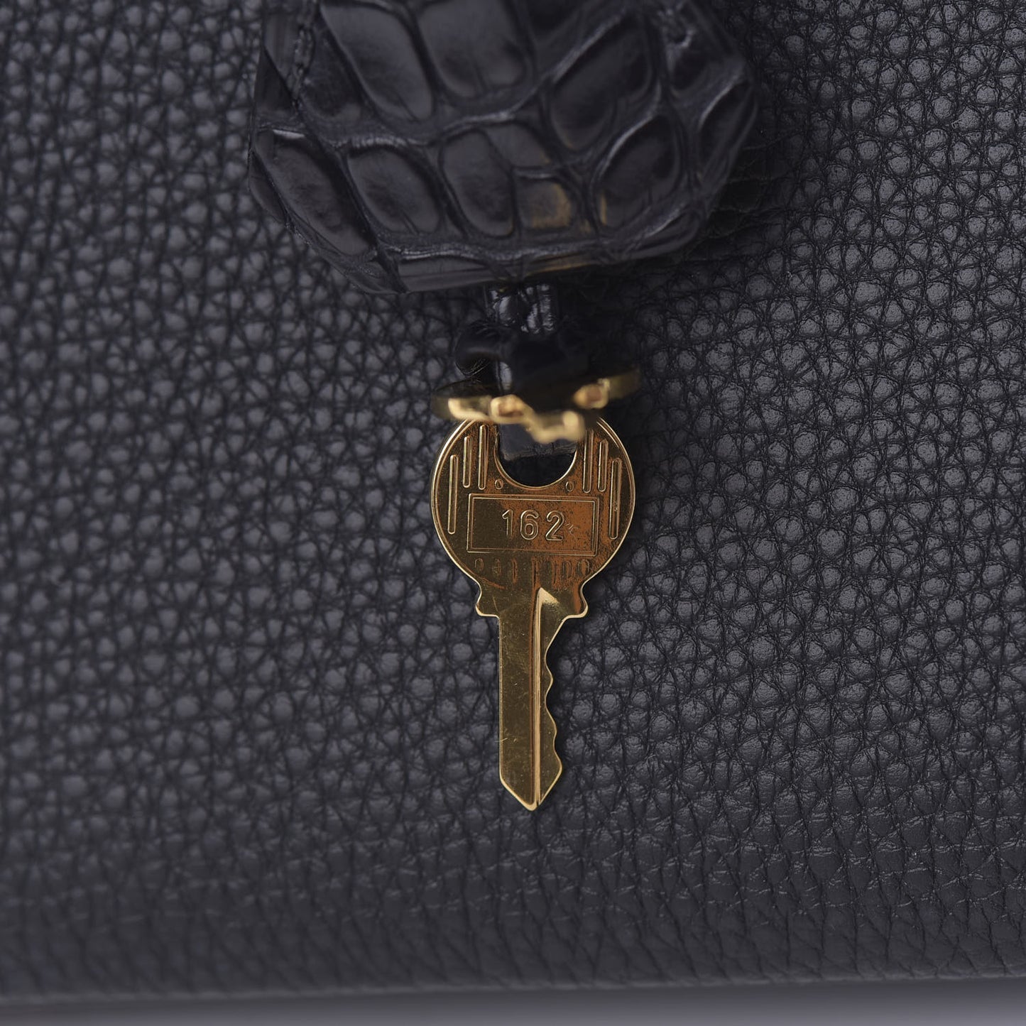 Togo Matte Alligator Birkin Touch 30 Black