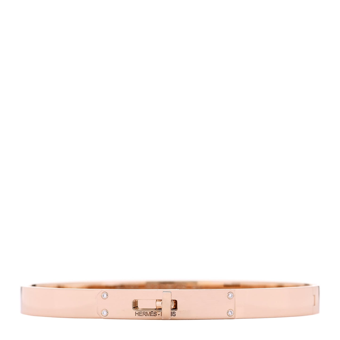 18K Rose Gold Diamond PM Kelly Bracelet SH