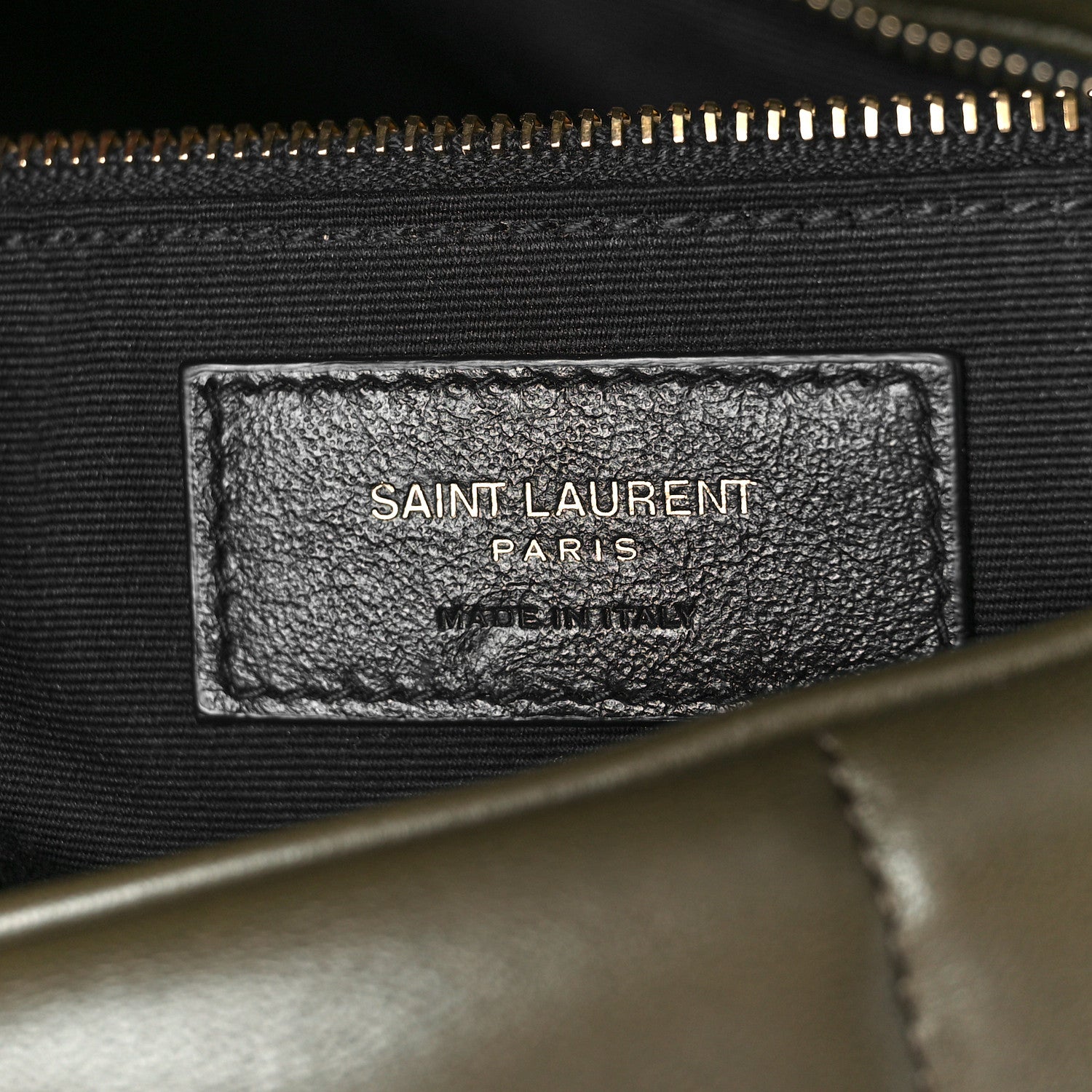 Saint Laurent Lambskin Quilted Medium Loulou Puffer Monogram Chain Satchel Seaweed 6 of 8