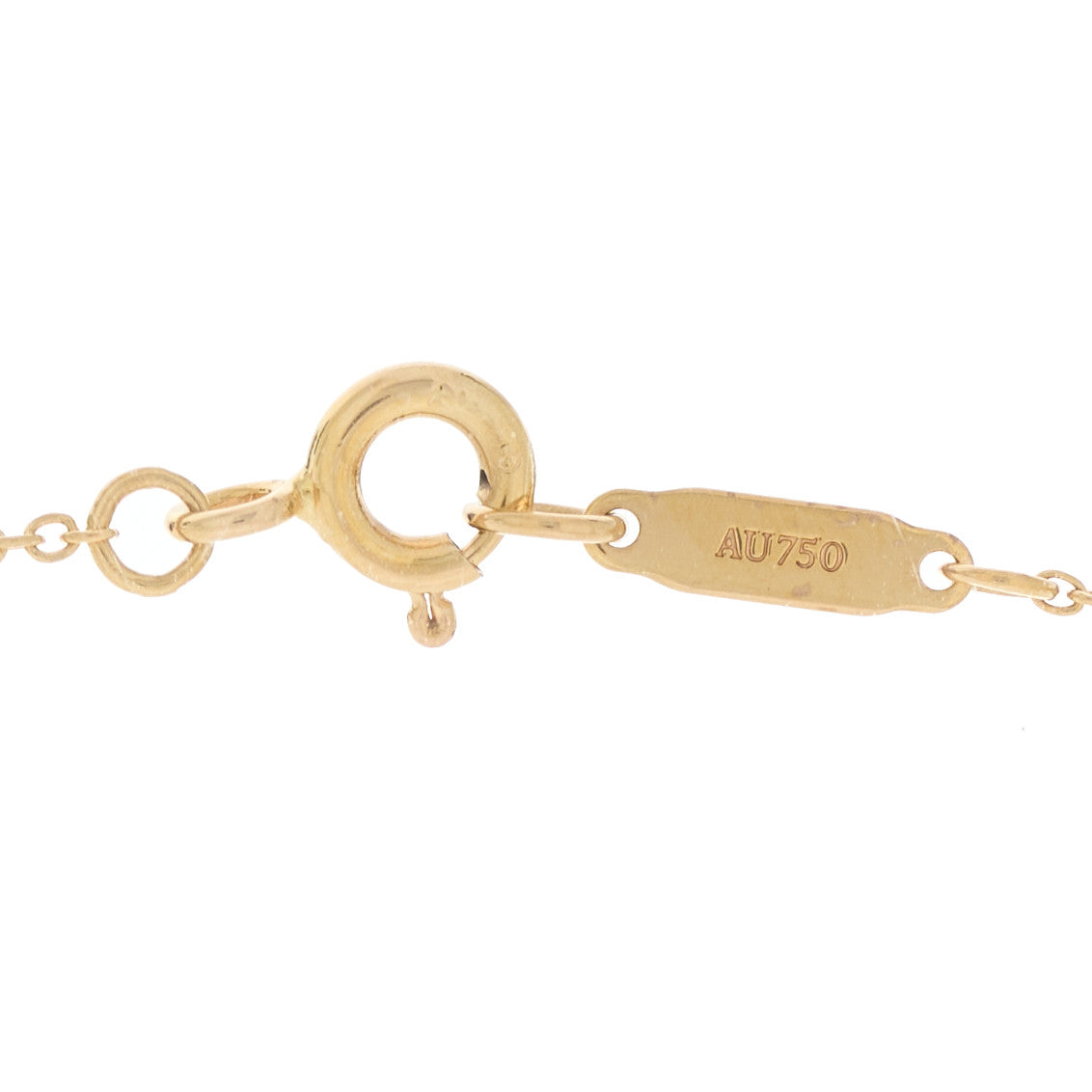 18K Rose Gold Mini Heart Key Pendant Necklace