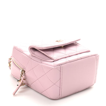 Chanel Caviar Quilted CC Mini Classic Backpack Lilac 4 of 11