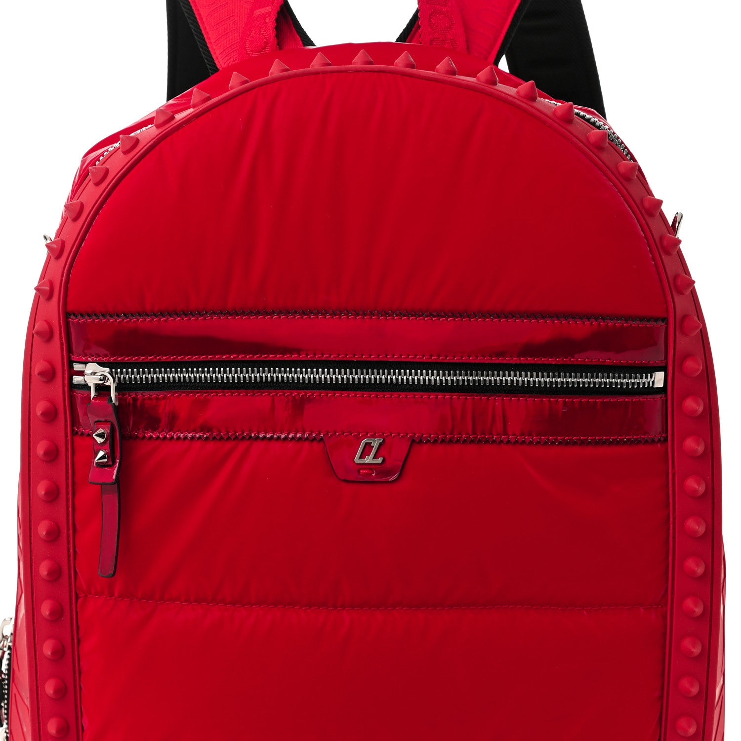 Christian Louboutin Doudoune Quilted Nylon Backparis Spiked Backpack Loubi 7 of 10