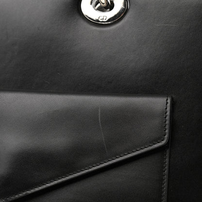 Christian Dior Box Calfskin Lady Dior Pouch Tote Black 13 of 15