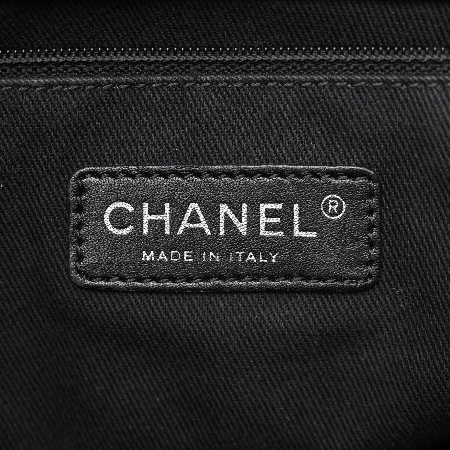 Chanel Canvas Small Deauville Tote Grey 6 of 16