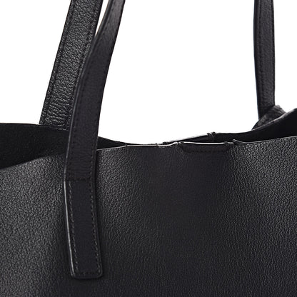 Saint Laurent Calfskin Large Shopping Tote Black 10 of 14