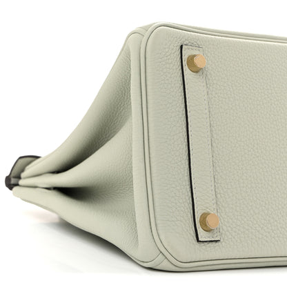 Hermes Togo Birkin 30 Gris Neve 9 of 12