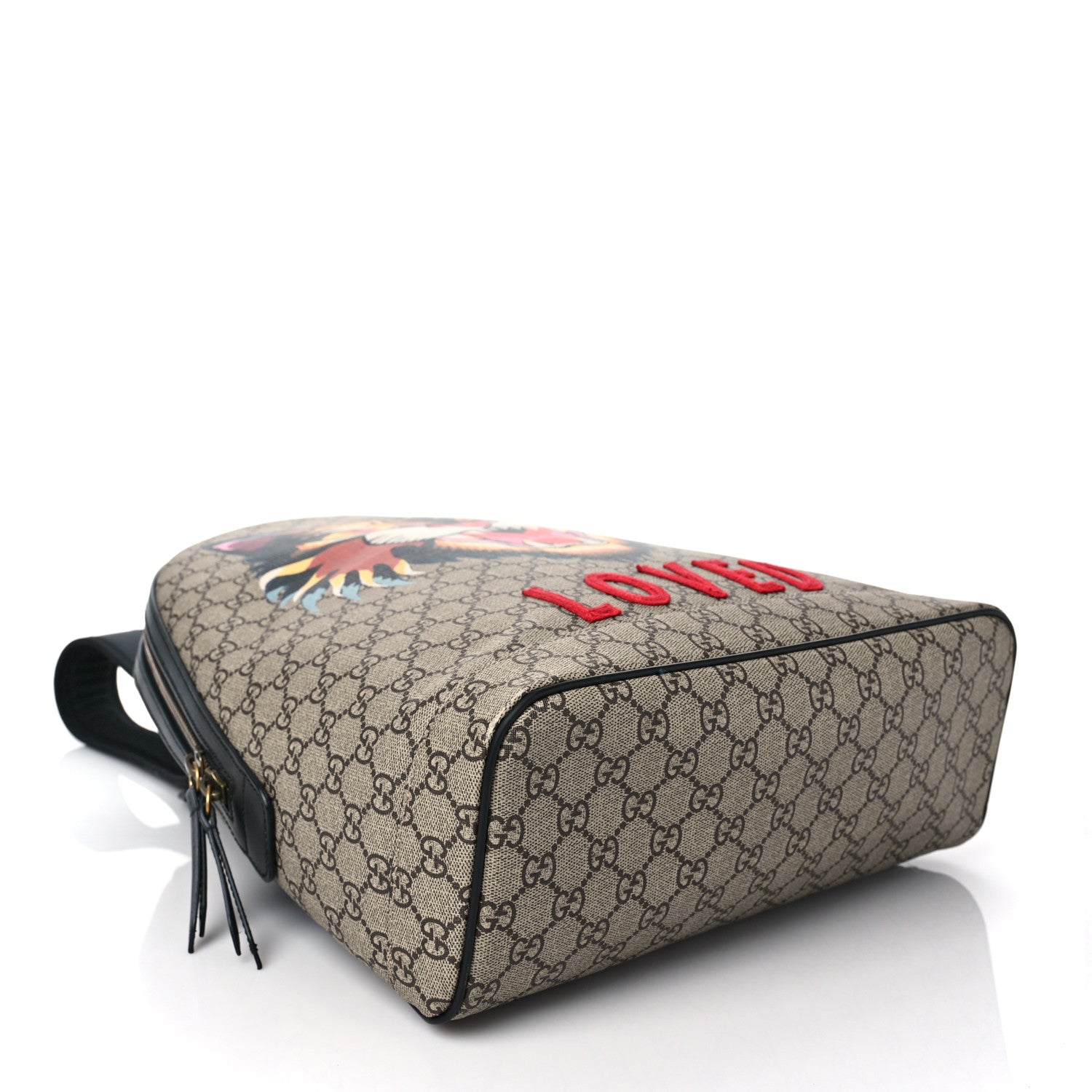 Gucci GG Supreme Monogram Angry Cat Dome Backpack 4 of 12