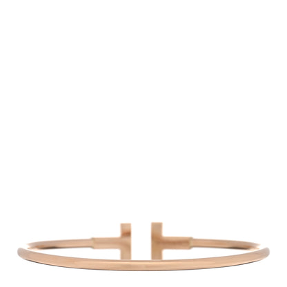 Tiffany 18K Rose Gold T Wire Bracelet 2 of 3