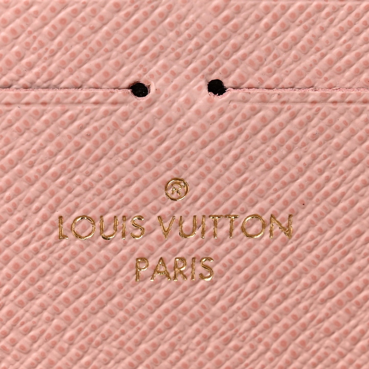 Damier Azur Clemence Wallet Rose Ballerine