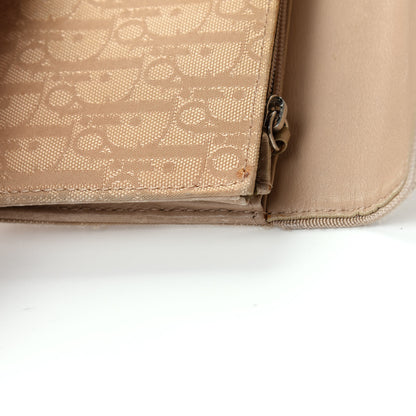 Christian Dior Monogram Flap Wallet Beige 11 of 11