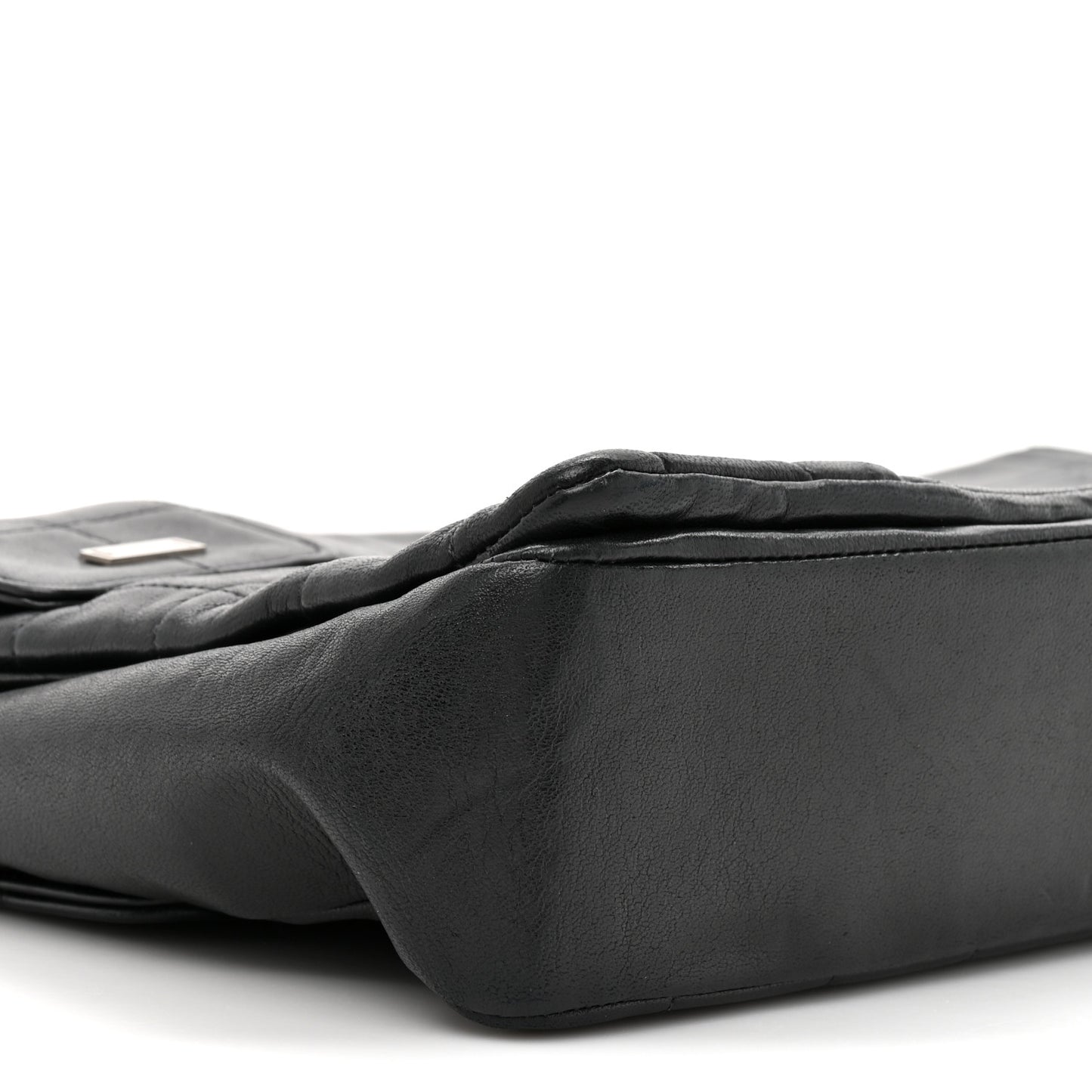 Lambskin Reissue Chocolate Bar Flap Black