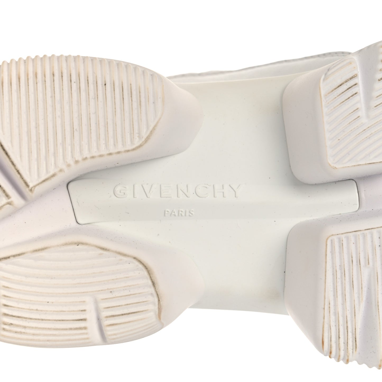 Neoprene Suede Mesh Baisse Jaw Low Sneakers 36.5 White