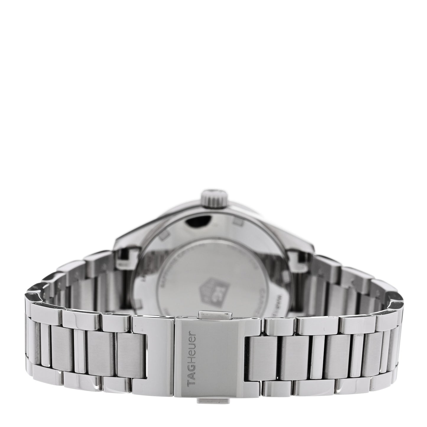 Stainless Steel Diamond Bezel Mother of Pearl 32mm Carrera Lady Quartz Watch WAR1315-0