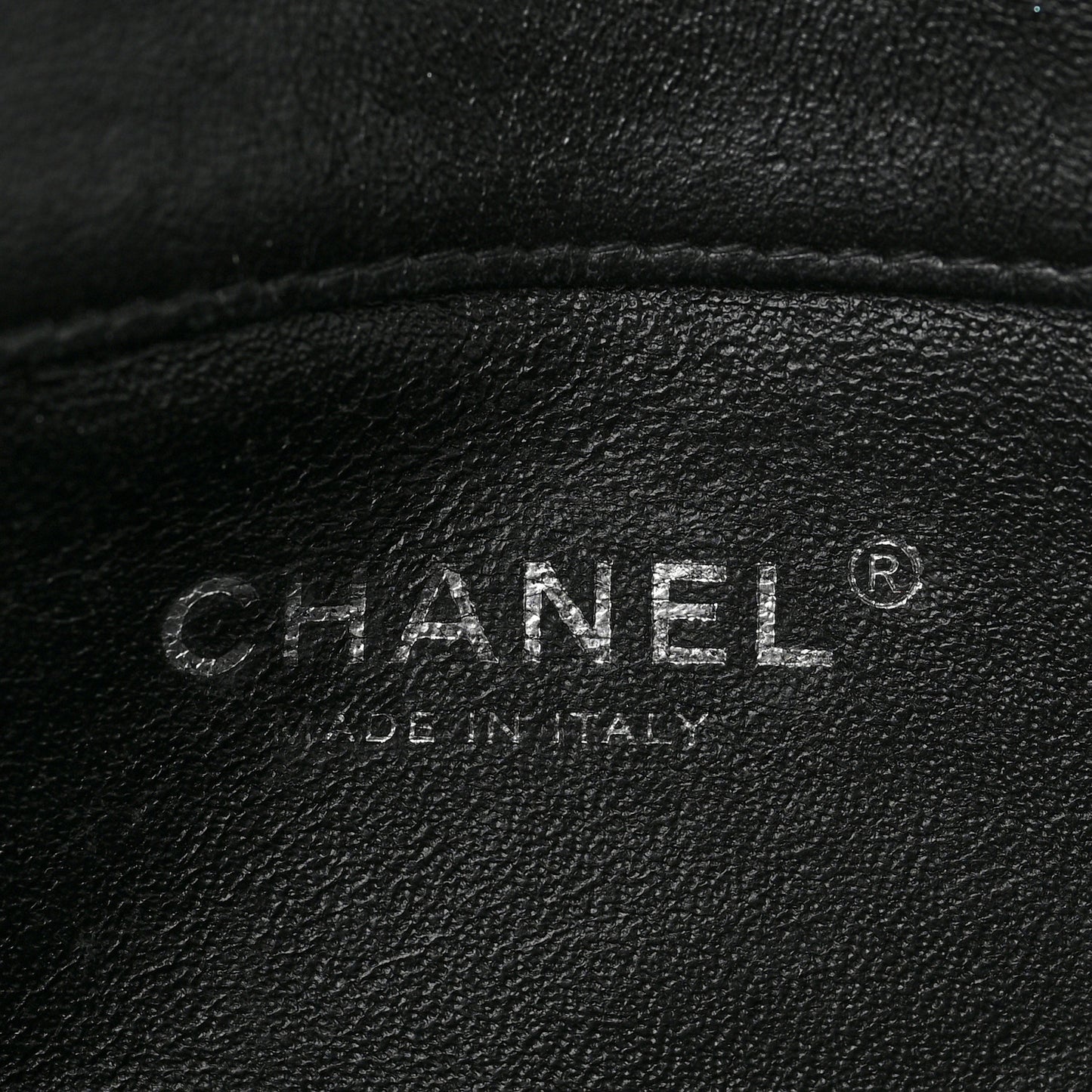 Lambskin Quilted Extra Mini Rectangular Flap Black
