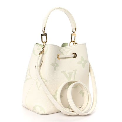 Louis Vuitton Empreinte Monogram Giant Neonoe BB Latte Matcha 3 of 12