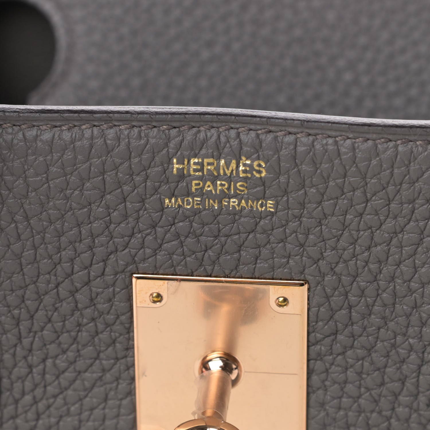 Hermes Togo Birkin 30 Etain 7 of 9