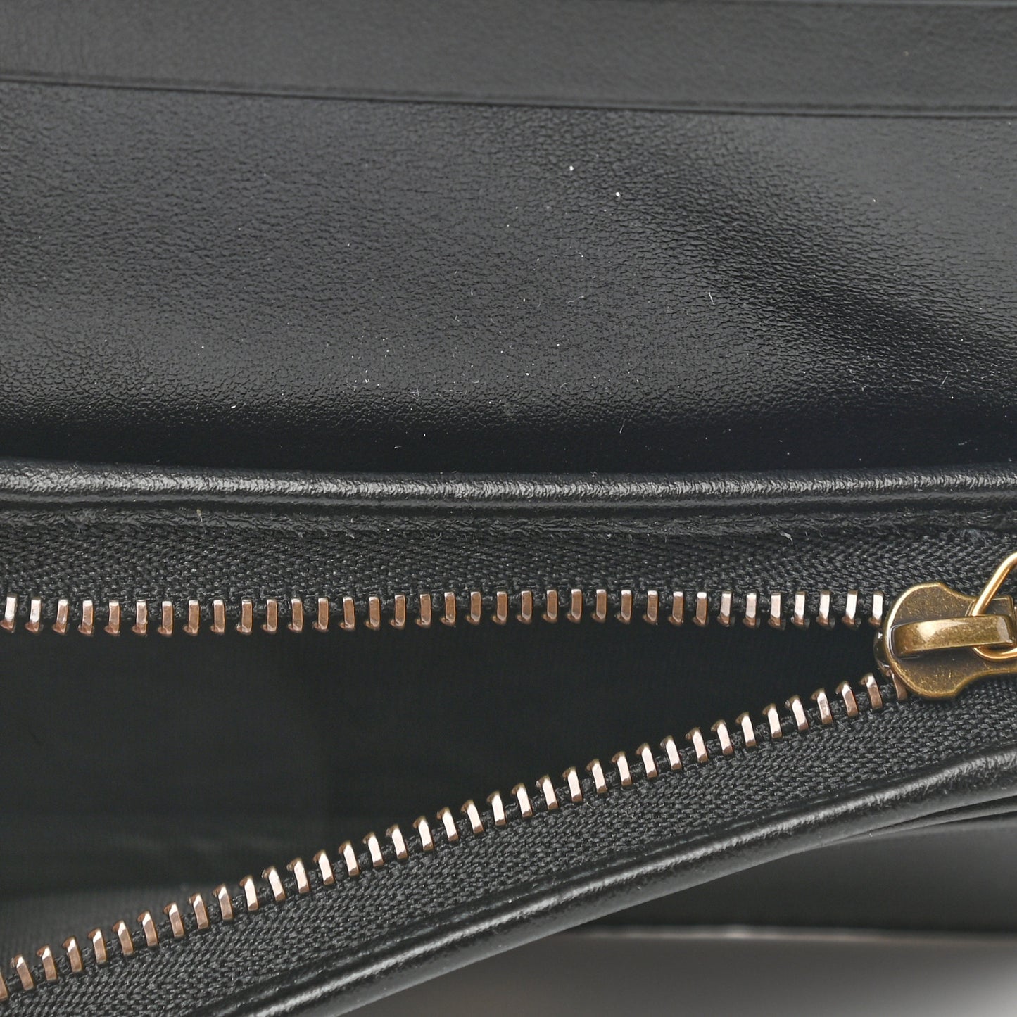 Calfskin Matelasse GG Marmont Card Case Wallet Black