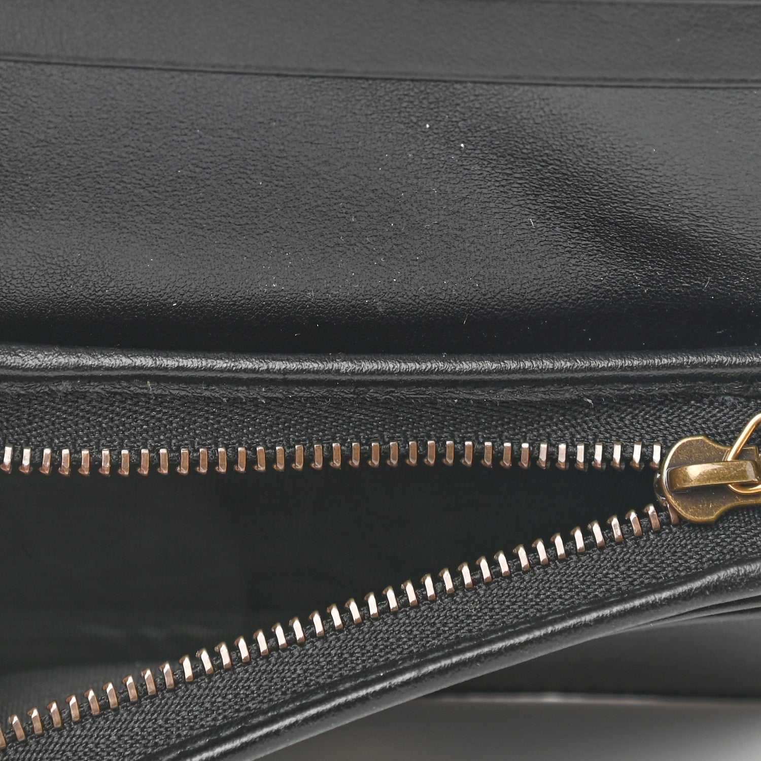 Gucci Calfskin Matelasse GG Marmont Card Case Wallet Black 5 of 8