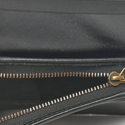 Gucci Calfskin Matelasse GG Marmont Card Case Wallet Black 5 of 8