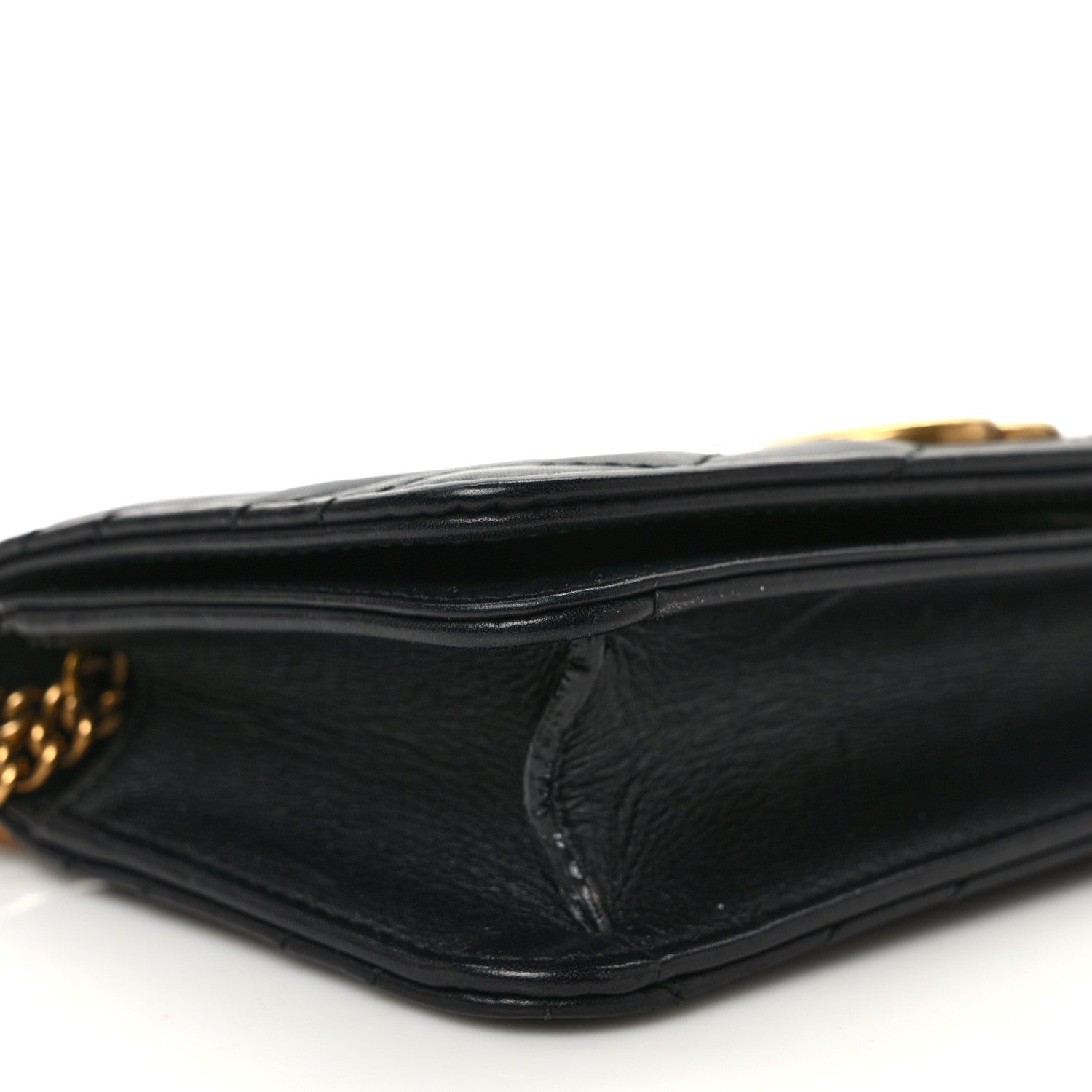 Gucci Calfskin Matelasse GG Marmont Mini Bag Black 7 of 10