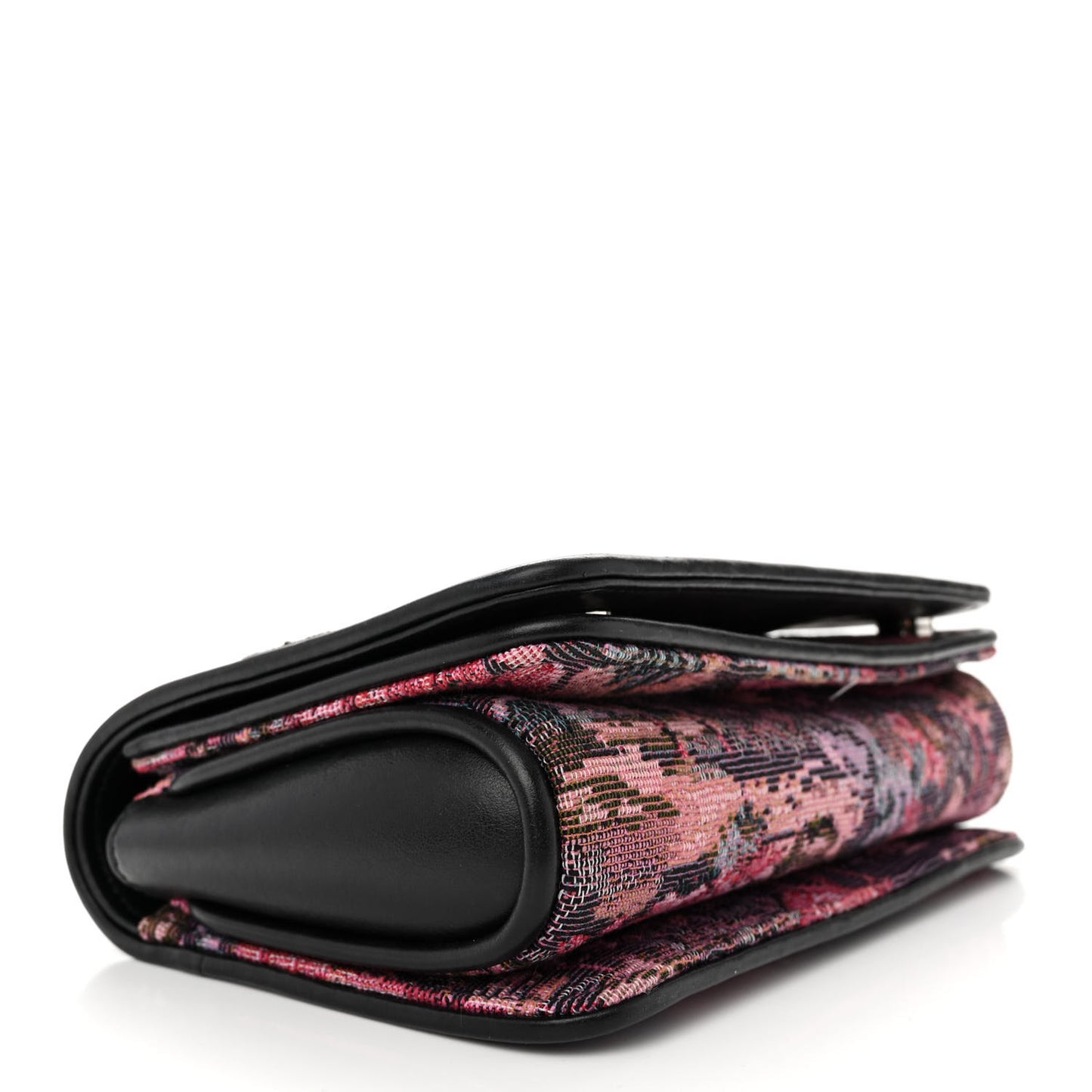 Beaded Jacquard Club Shoulder Bag Multicolor