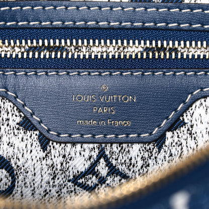 Louis Vuitton Monogram Jacquard Denim Speedy Bandouliere 25 Bleu 5 of 9