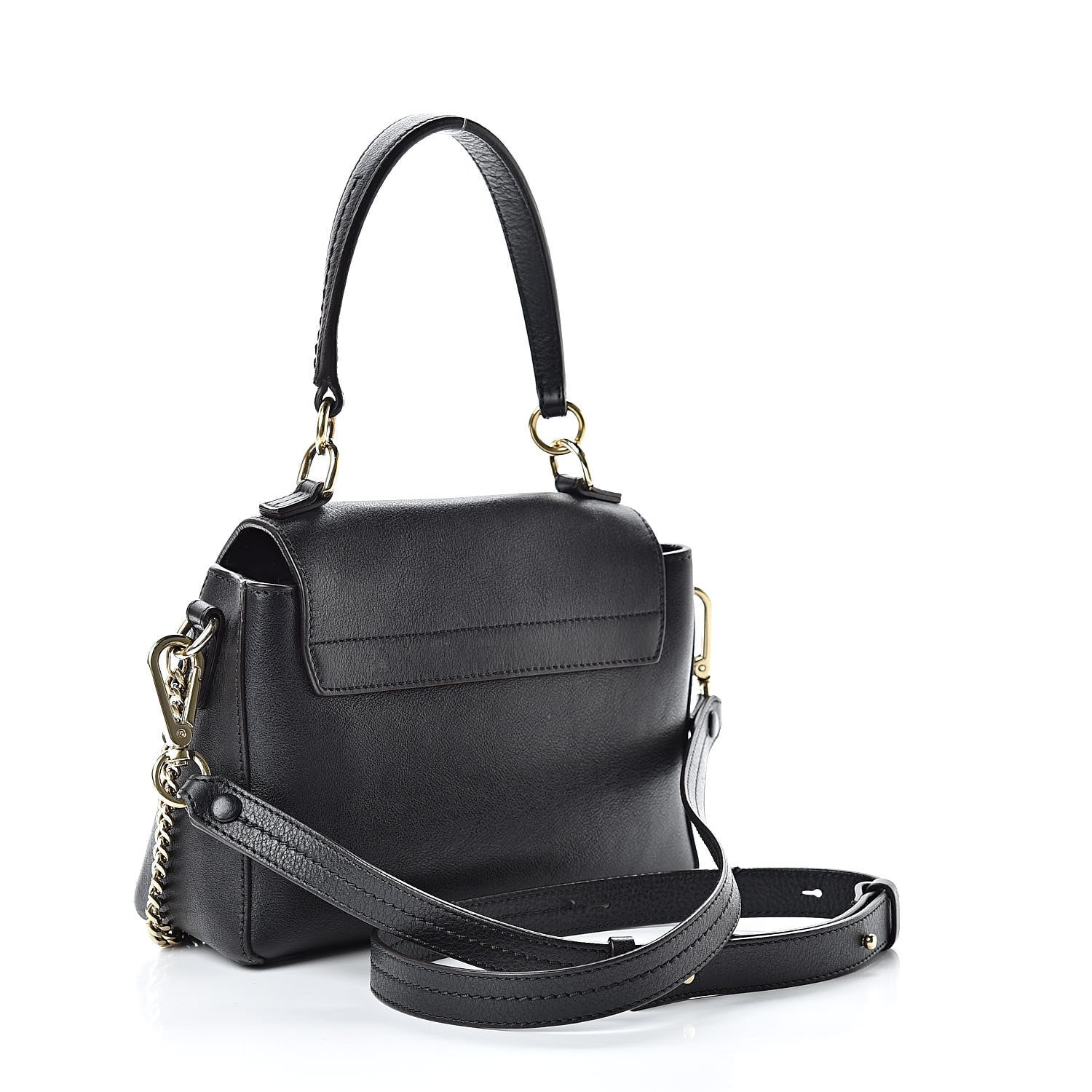 Chloe Calfskin Mini Faye Day Shoulder Bag Black 3 of 20
