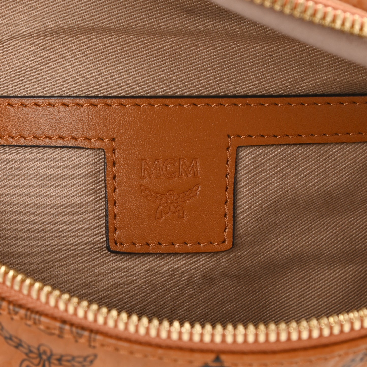 Visetos Medium Fusten Belt Bag Cognac