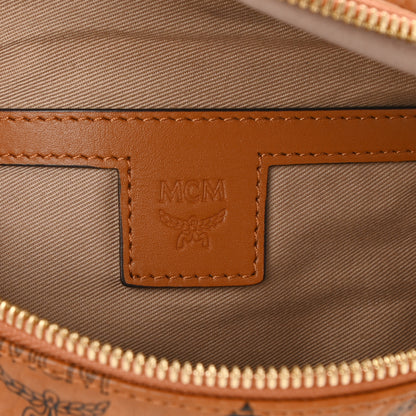 MCM Visetos Medium Fusten Belt Bag Cognac 6 of 8
