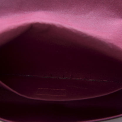 Louis Vuitton Vernis Felicie Chain Wallet Magenta 10 of 10